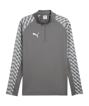 PUMA teamLIGA26 Training 1/4 Zip Top Grau F13 - grau