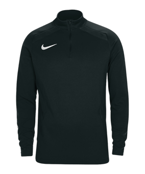 Nike Team Training HalfZip Sweatshirt Schwarz F010 - schwarz