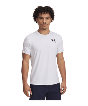 Under Armour Heatgear Fitted T-Shirt Weiß F100 - weiss