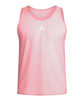 adidas Pro BIB Kennzeichnungshemd Pink - rosa