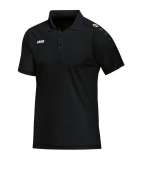 Jako Classico Poloshirt Damen Schwarz F08 - schwarz