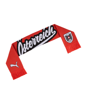 PUMA ÖFB Österreich Culture Schal Rot F02 - rot