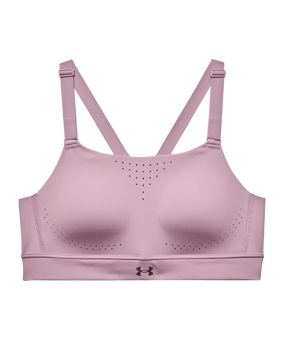 Under Armour Rush High Sport-BH Damen Pink F698 - rosa