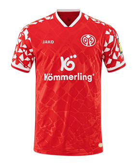 JAKO 1. FSV Mainz 05 Trikot Home 2025/2026 Rot - rot