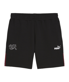 PUMA Schweiz Ftbl Archive Short EM 2024 Schwarz - schwarz
