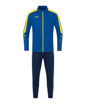 JAKO One Power Trainingsanzug Kids Blau F404 - blau