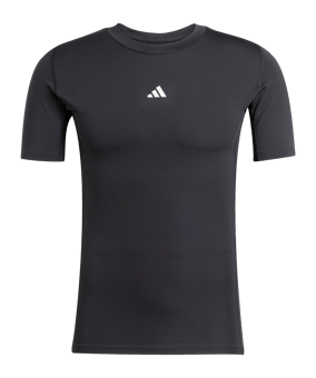 adidas Techfit Underwear Shirt Schwarz - schwarz