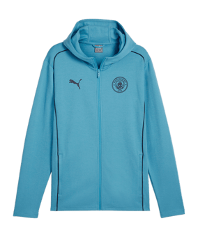 PUMA Manchester City Casual Kapuzenjacke Blau F31 - blau