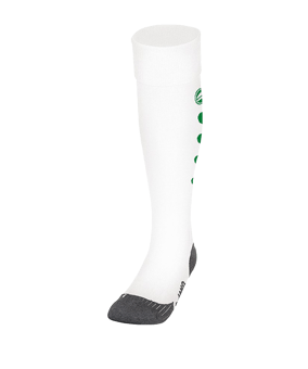 Jako Roma Stutzenstrumpf Weiss Grün F60 - weiss