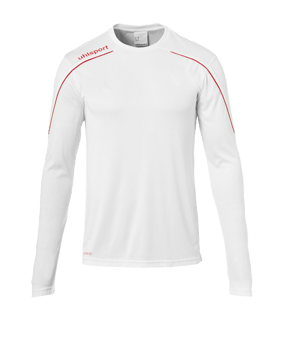 Uhlsport Stream 22 Trikot langarm Weiss Rot F16 - weiss