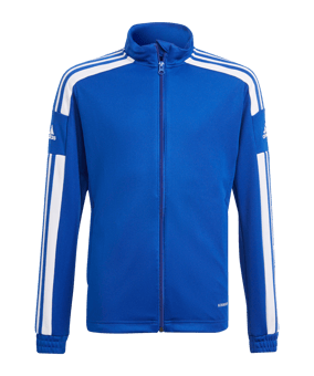 adidas Squad 21 Trainingsjacke Kids Blau Weiss - blau