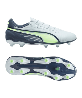 PUMA KING Match FG/AG Lights Out Blau Grün F03 - blau