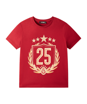 Galatasaray Istanbul Galatasaray Istanbul 25 Championship T-Shirt Kids Rot - rot