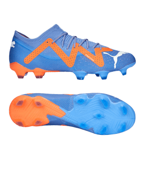 PUMA FUTURE Ultimate Low FG/AG Supercharge Blau Orange F01 - blau