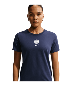 Nike Paris Saint-Germain Lifestyle T-Shirt Damen Blau F419 - blau