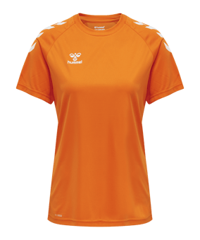 Hummel hmlCORE XK Poly T-Shirt Damen Orange F5190 - orange