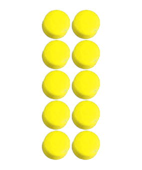 Cawila PRO Rundmagnet 10er Set 10mm Gelb - gelb