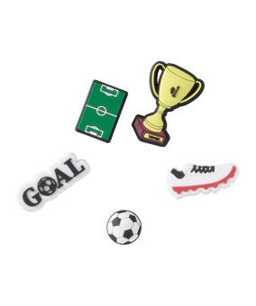 Crocs Soccer Star 5 Pack Accessoire Mehrfarbig - mehrfarbig