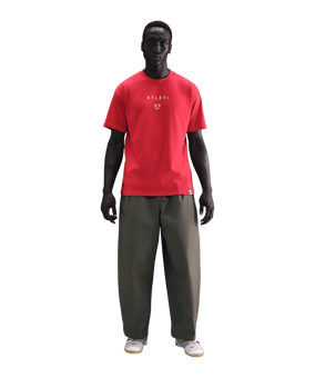 Nike Atletico Madrid T90 Wordmark T-Shirt Rot F614 - rot