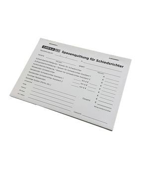 Cawila Schiedsrichter Quittungsblock Weiss 40 Blatt Weiss - weiss