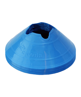 Cawila Mark.Scheiben M 10Stk d20cm 6cm Blau - blau