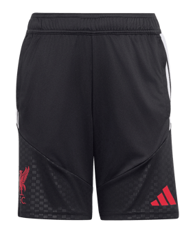 adidas FC Liverpool Tiro Short Kinder Schwarz - schwarz