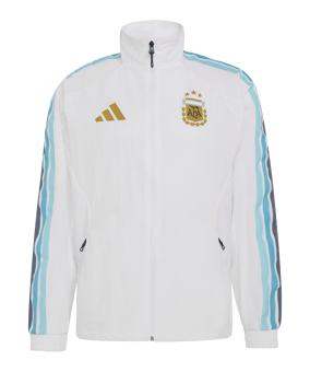 adidas AFA Argentinien Anthem Jacke Weiß - weiss