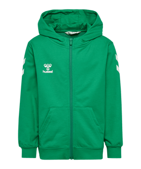 Hummel Go 2.0 Chevron Kapuzenjacke Kids Grün F6235 - gruen