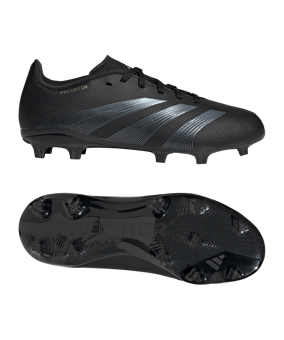 adidas Predator League FG Dark Spark Kids Schwarz Grau - schwarz