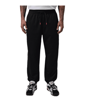 Jordan Brookyln Fleece Jogginghose Schwarz - schwarz
