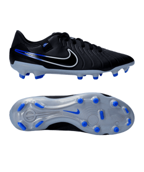 Nike Tiempo Legend X Academy MG Shadow Schwarz Silber Blau F040 - schwarz