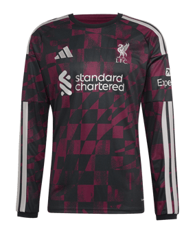 adidas FC Liverpool Trikot Langarm 3rd 2026/2027 Schwarz - schwarz