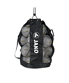 Jako Ballsack für 20 Bälle Schwarz Weiss F08 - schwarz