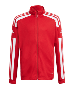 adidas Squad 21 Trainingsjacke Kids Rot Weiss - rot