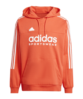 adidas Tiro Hoody Rot - rot