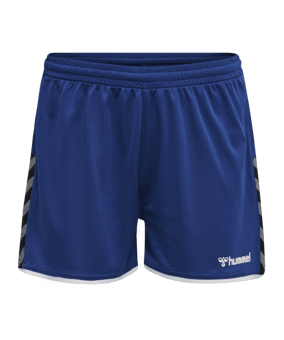 Hummel Authentic Poly Short Damen F7045 - blau