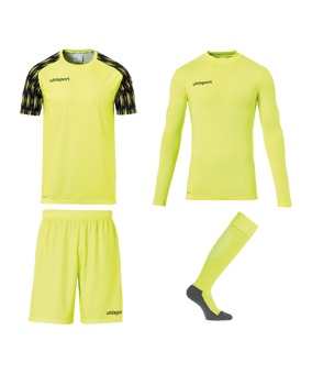 Uhlsport Reaction Torwartset Kids Gelb Schwarz F03 - gelb