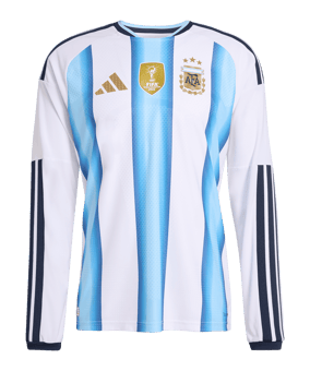 adidas Argentinien Authentic Trikot Langarm Home WM 2026 Weiß - weiss