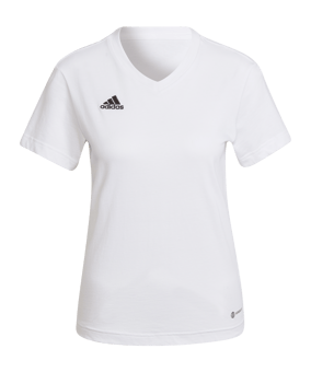 adidas Entrada 22 T-Shirt Damen Weiss - weiss