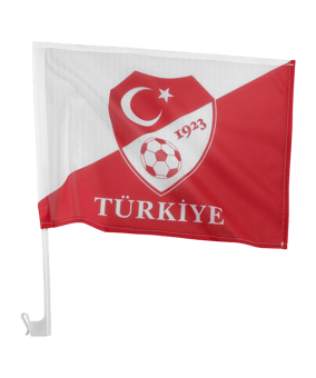 TFF Türkei Autofahne EM 2024 Rot - rot