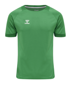 Hummel hmlLEAD Trainingsshirt Grün F6235 - rot