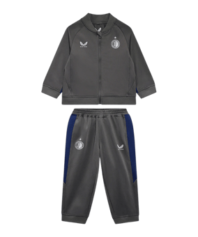Castore Feyenoord Rotterdam Knit Trikot Set Grau - grau