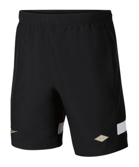 Nike Kylian Mbappe Short Kids Schwarz Weiss F011 - schwarz