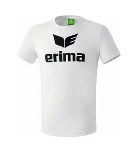 Erima Promo T-Shirt Kids Weiss Schwarz - weiss