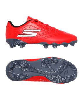 Skechers Razor 1.5 FG Stand Out Kids Rot FRDBK - rot