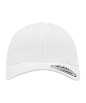 Merch Curved Classic Snapback Cap White - weiss