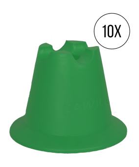 Cawila Mini-Pylone 10er Set Grün - gruen