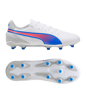 PUMA KING Match FG/AG Formula Weiss Blau F02 - weiss