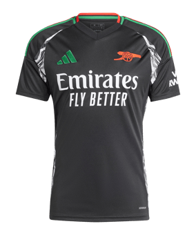 adidas FC Arsenal London Trikot Away 2024/2025 Schwarz - schwarz