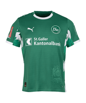 PUMA FC St. Gallen 1879 Trikot Home 2025/2026 Grün F01 - gruen